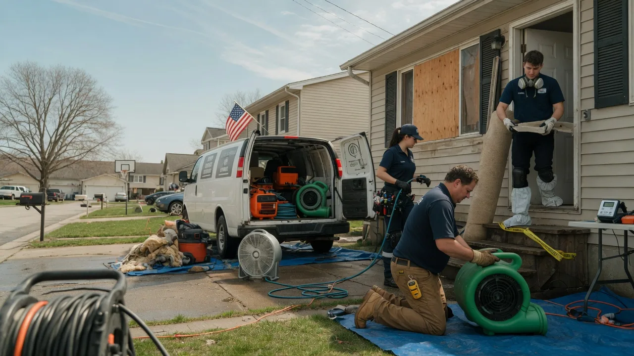 Water Damage Restoration in Sims, IL near me